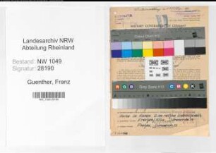 Entnazifizierung Franz Guenther , geb. 11.12.1914 (Polizeibeamter)