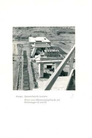 Zementfabrik, Loutété, 1967