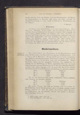 Rohrzucker.