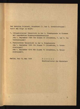 Der Lehrplan Polnisch ...