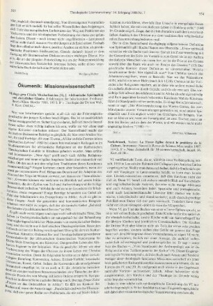 553-554 [Rezension] Afrikanische Spiritualität und christlicher Glaube