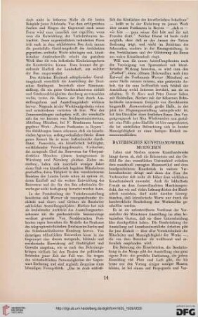 1: Bayerisches Kunsthandwerk Muenchen