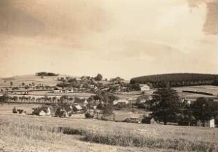 Schönfeld (Pfaffroda-Schönfeld). Ortsteilansicht von Norden