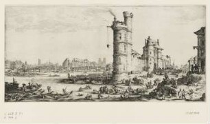 Ansicht des Pont-Neuf, Blatt 2 der Folge "Zwei große Ansichten von Paris"