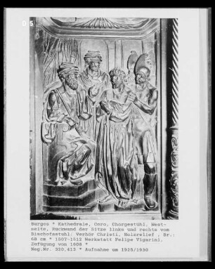 Relief: Verhör Christi