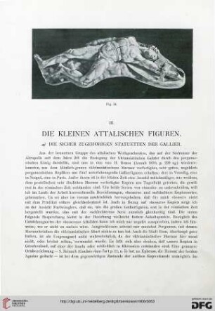III: Die kleinen attalischen Figuren