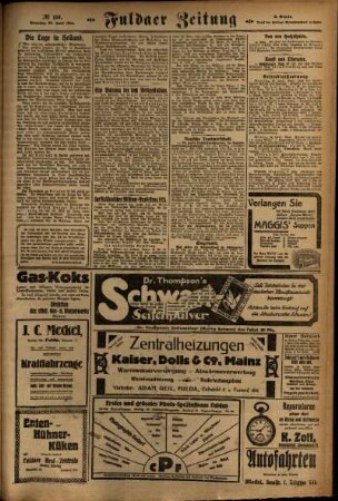Dritte Ausgabe vom Sonntag, den 29. Juni 1924.