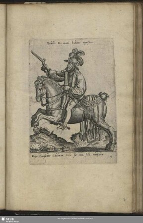 Nobilis Germani habitus equestris