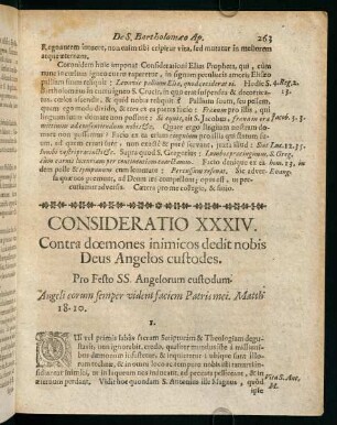 263-268, Consideratio XXXIV.