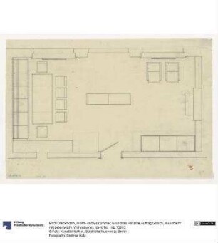 Wohn- und Esszimmer, Grundriss Variante (Auftrag Götsch, Musikheim)