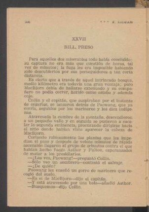 XXVII - Bill, preso
