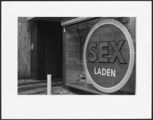 Schaufenster eines Sexshops, Berlin