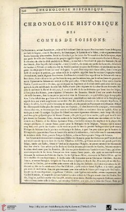 Chronologie historique des comtes de Soissons