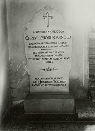 Gedenkstein für Christoph Arnold