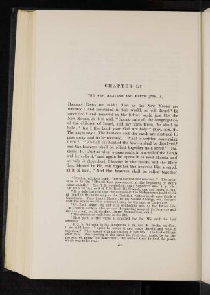 Chapter LI The new heavens and earth [73B. i.]
