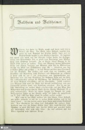 Waldheim (Baugeschichte) und Waldheimer