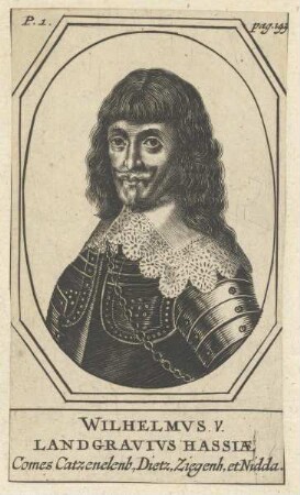 Bildnis von Wilhelmus V., Landgraf von Hessen-Kassel
