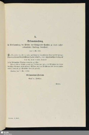 Königliche Decrete