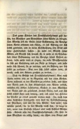 Die Würde des Menschen in seinem Verhältnisse zur Erde : Predigt, gehalten vor der deutschkatholischen Kirchengemeinde München am 25. August 1850