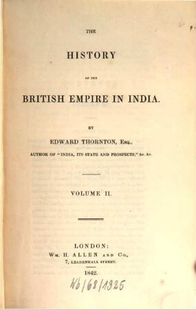 The history of the British Empire in India, 2