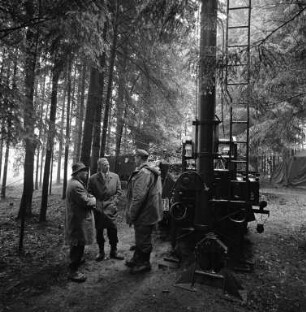Fernmeldeübung der in der Neureuter Kaserne stationierten Luftwaffen-Fernmeldeabteilung 121.