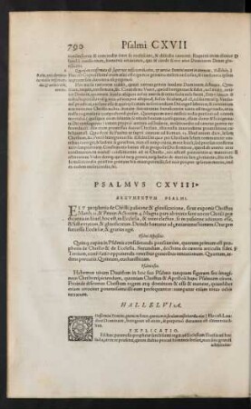 Psalmus CXVIII.