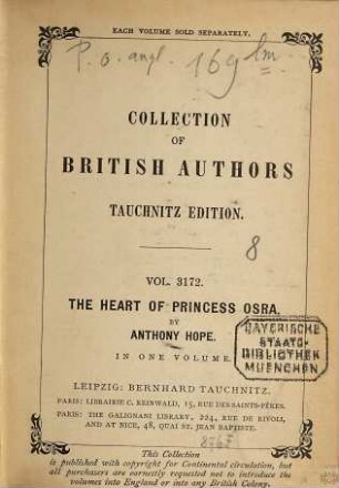 The heart of Princess Osra