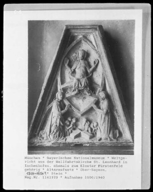 Weltgericht aus der Wallfahrtskirche St. Leonhard in Inchenhofen