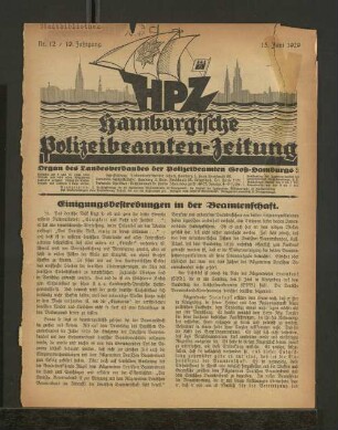 Einigungsbestrebungen in der Beamtenschaft.