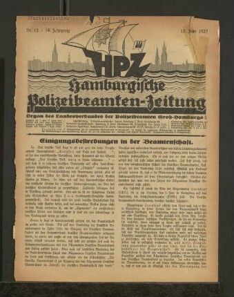 Einigungsbestrebungen in der Beamtenschaft.