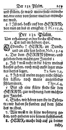 Der 132. Psalm