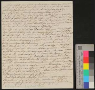 Brief von Bettine von Arnim an Ludovica des Bordes vom 20.12.1843