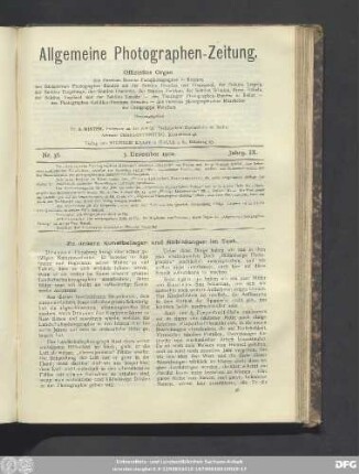 Nr. 36. 5. Dezember 1902. Jahrg. IX.
