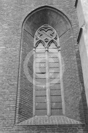 Lanzettfenster am Langhaus des Georgsmünsters in Münsterberg