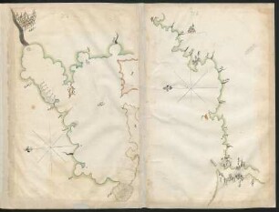 Illustration: f. 35a-35b Asowsches Meer und Schwarzes Meer, Südküste bis zum Bosporus