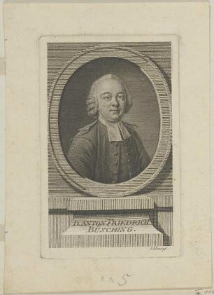 Bildnis des Anton Friedrich Büsching