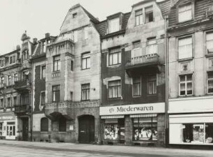 Dresden-Trachau, Leipziger Straße . Wohnhaus (um 1912/1913) mit Miederwarenladen