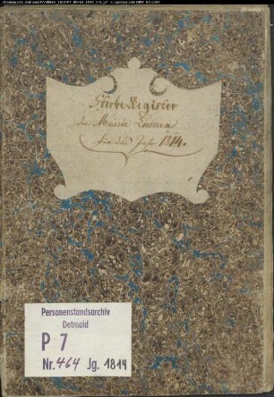 Zivilstandsregister der Mairie Liedern (Geburten 1813 (2 Bände), AHT 1813, GAHT 1814) (umfasst 2 Bände). (Gemeinde: Liedern, Kreis Borken)