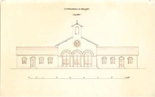 Klumpp, Karl F. A.; Neustift; Leichenhaus - Aufriss