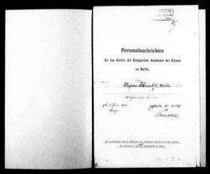 Bracht, Eugen - Maler 1884 - Januar - 25