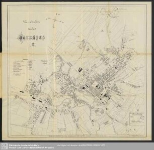 Uebersichts-Plan der Stadt Oelsnitz i. V.