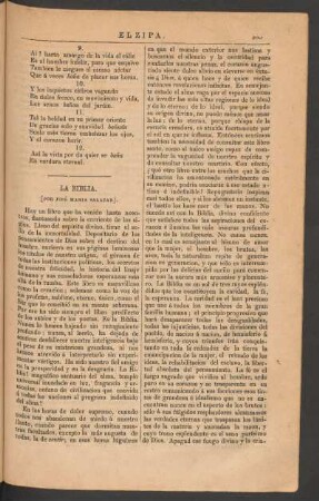 La Biblia.