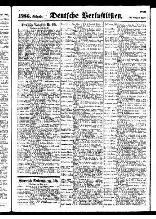 1586.Ausgabe. Samstag, 18. August 1917
