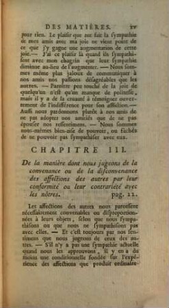Théorie Des Sentiments Moraux : Traduction Nouvelle De l'Anglois de M. Smith, ancien Professeur de Philosophie à Glasgow; Avec une Table raisonnée des matières contenues dans l'Ouvrage, 1