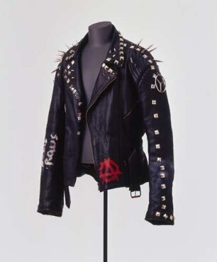 Lederjacke eines Punks