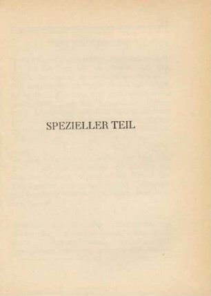 Spezieller Teil