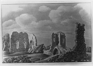 Die Ruine der Ordensburg Fellin