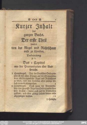 Kurzer Inhalt des ganzen Buchs.