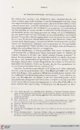 4.4. Familienbeziehungen und Korrespondenzen