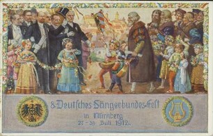 8. Deutsches Sängerbundes-Fest in Nürnberg 27.–31. Juli 1912